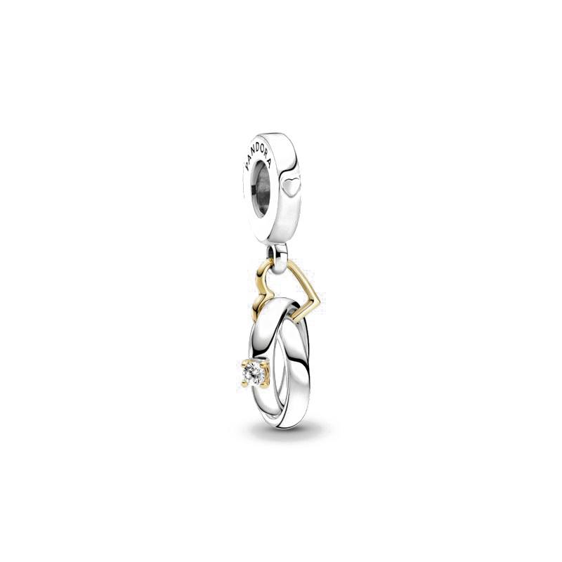 Charm Colgante En Plata De Ley Anillos De Boda 799319C01 Maistendencia