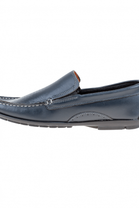 Mocasines Piel Negro Marrón Hombre Cosido Nel & Di 7901