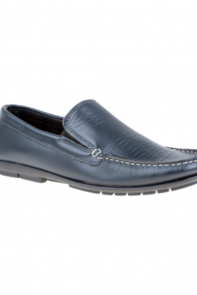 Mocasines Piel Negro Marrón Hombre Cosido Nel & Di 7901