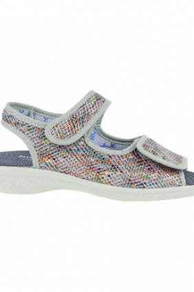 Sandalia Confort, Multicolor, Cintas Mágicas, Plumaflex 1374