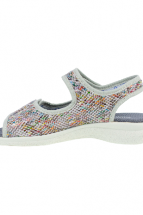 Sandalia Confort, Multicolor, Cintas Mágicas, Plumaflex 1374